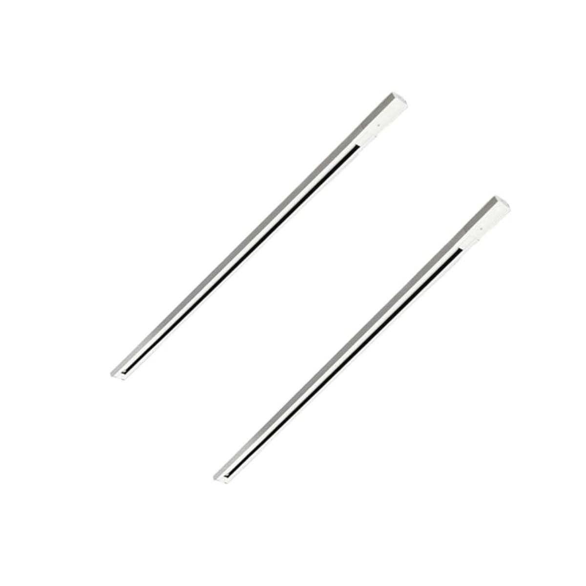 Szyna jednofazowa do reflektorów LED, montaż powierzchniowy. Kolor aluminium czarny, długość 1 metr.