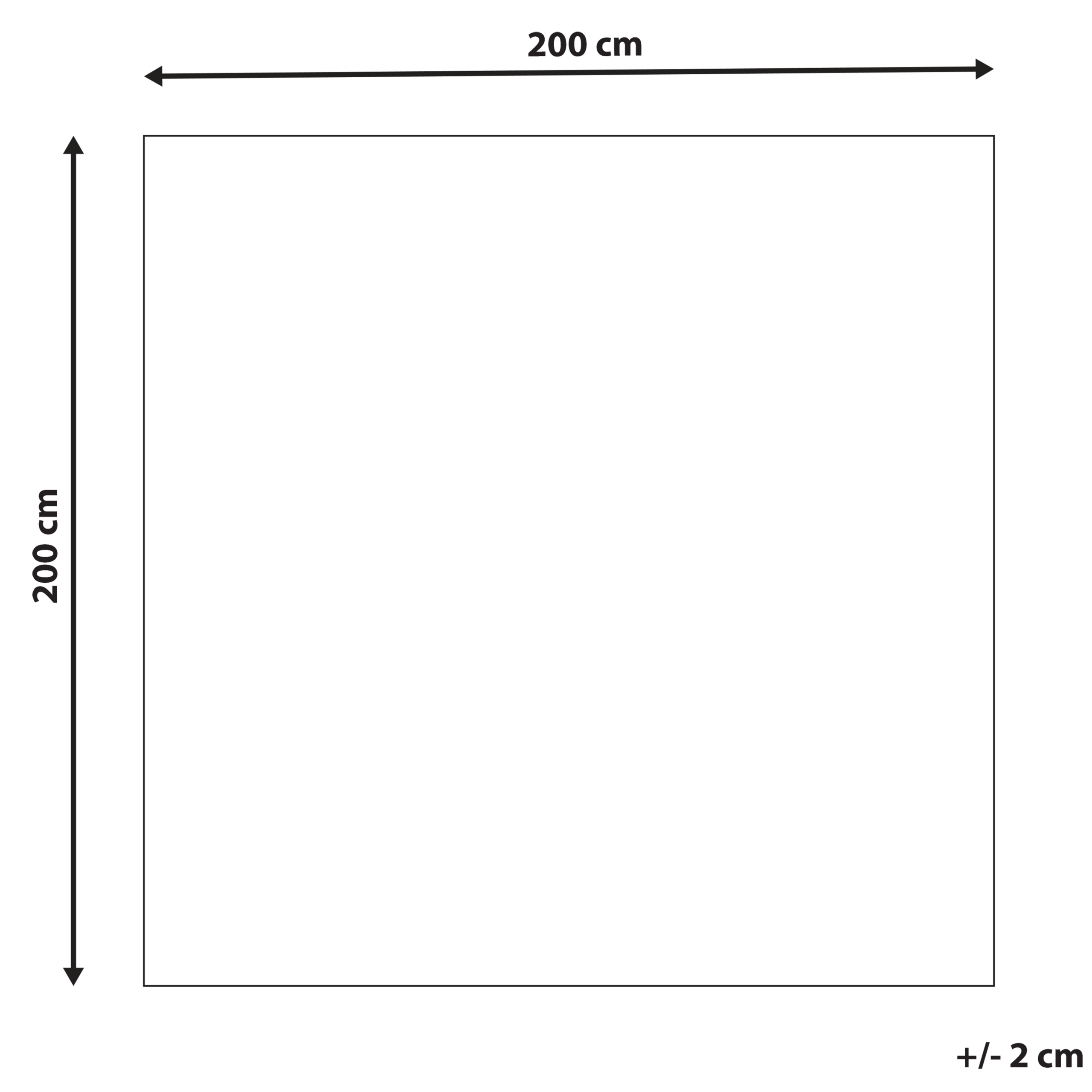 Tappeto lana beige chiaro e grigio scuro 200 x 200 cm DAVUTLAR - 3