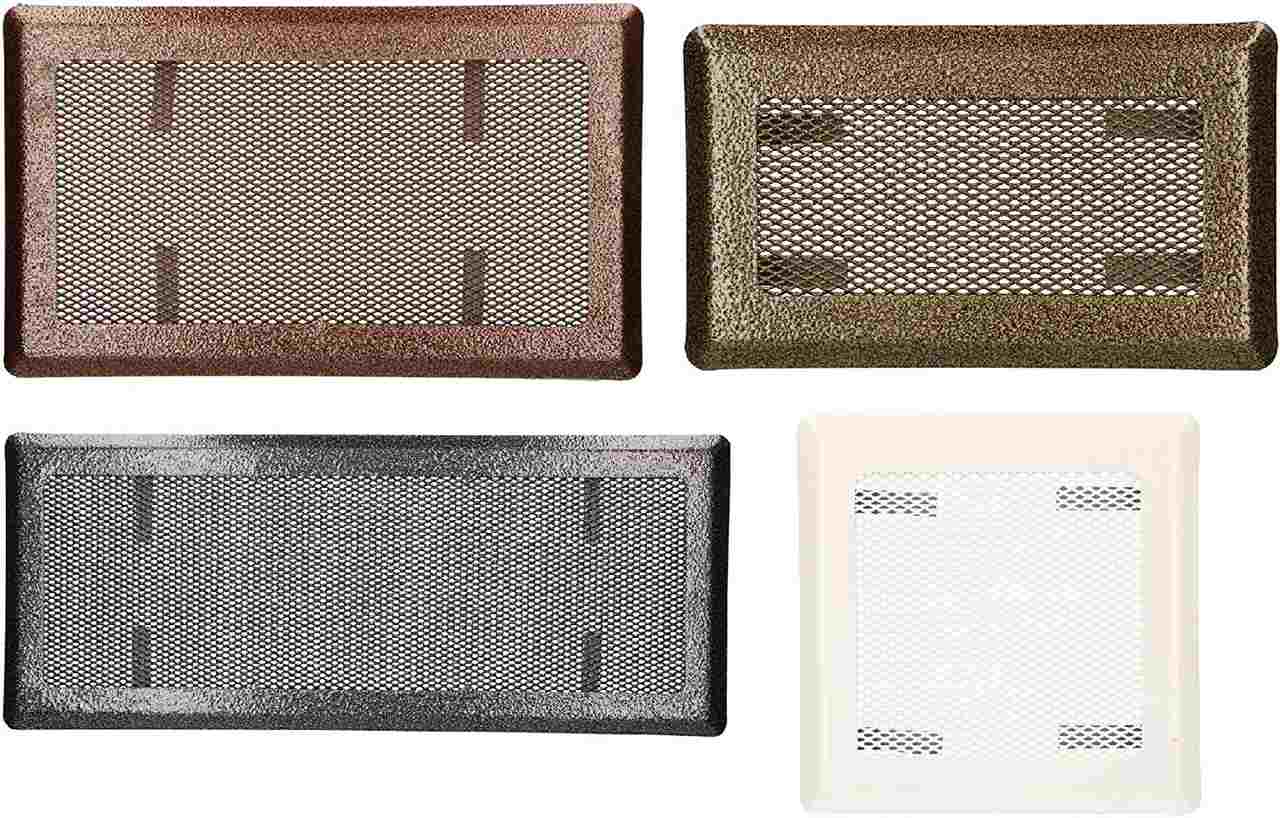 Kratka wentylacyjna kominkowa metalowa 10x20cm - KOTARBAU - 6