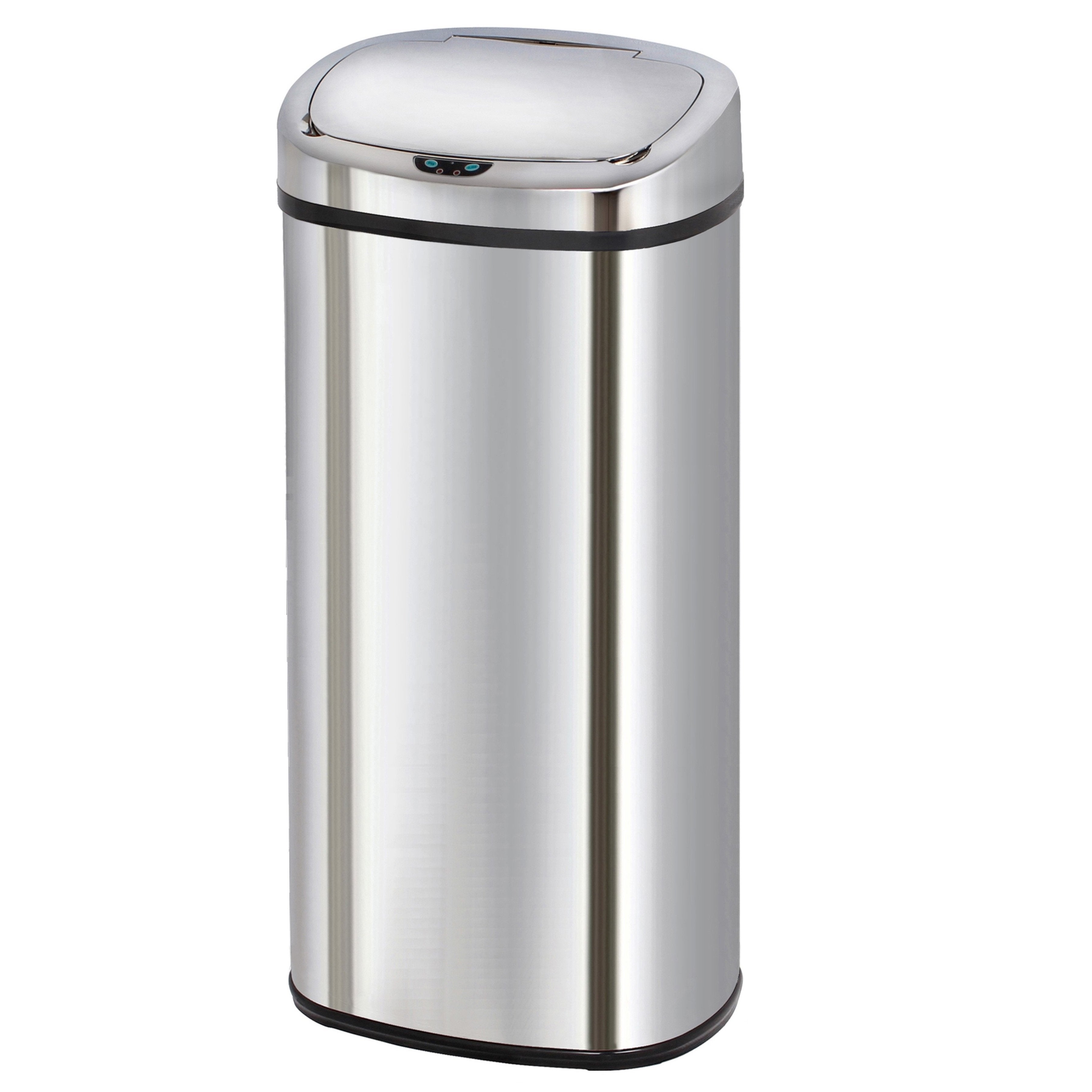 Automatyczny Kosz na Śmieci Inox MAJESTIC srebrny 80L