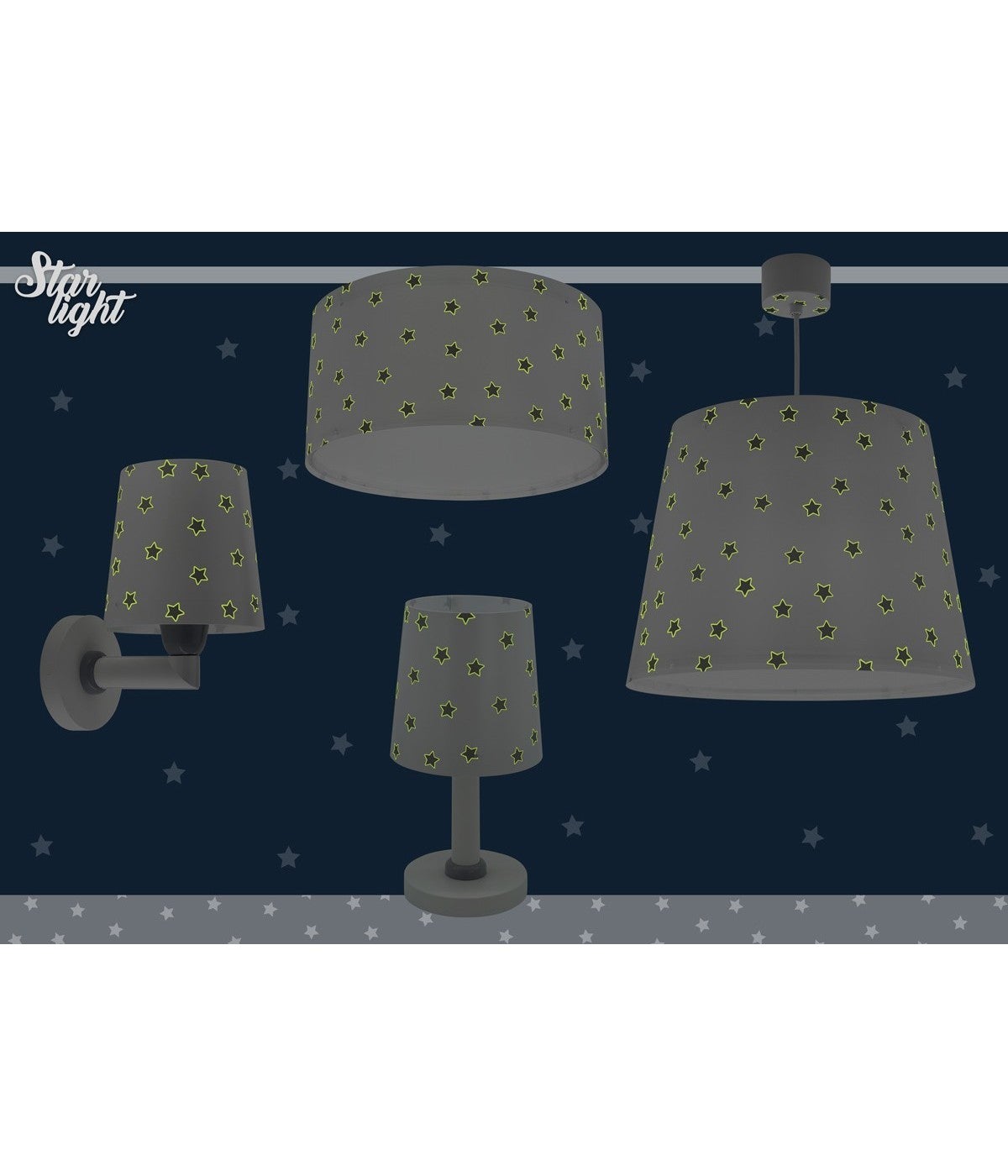 Lampa sufitowa Star Light - Gwiazda dla dzieci biała - 6