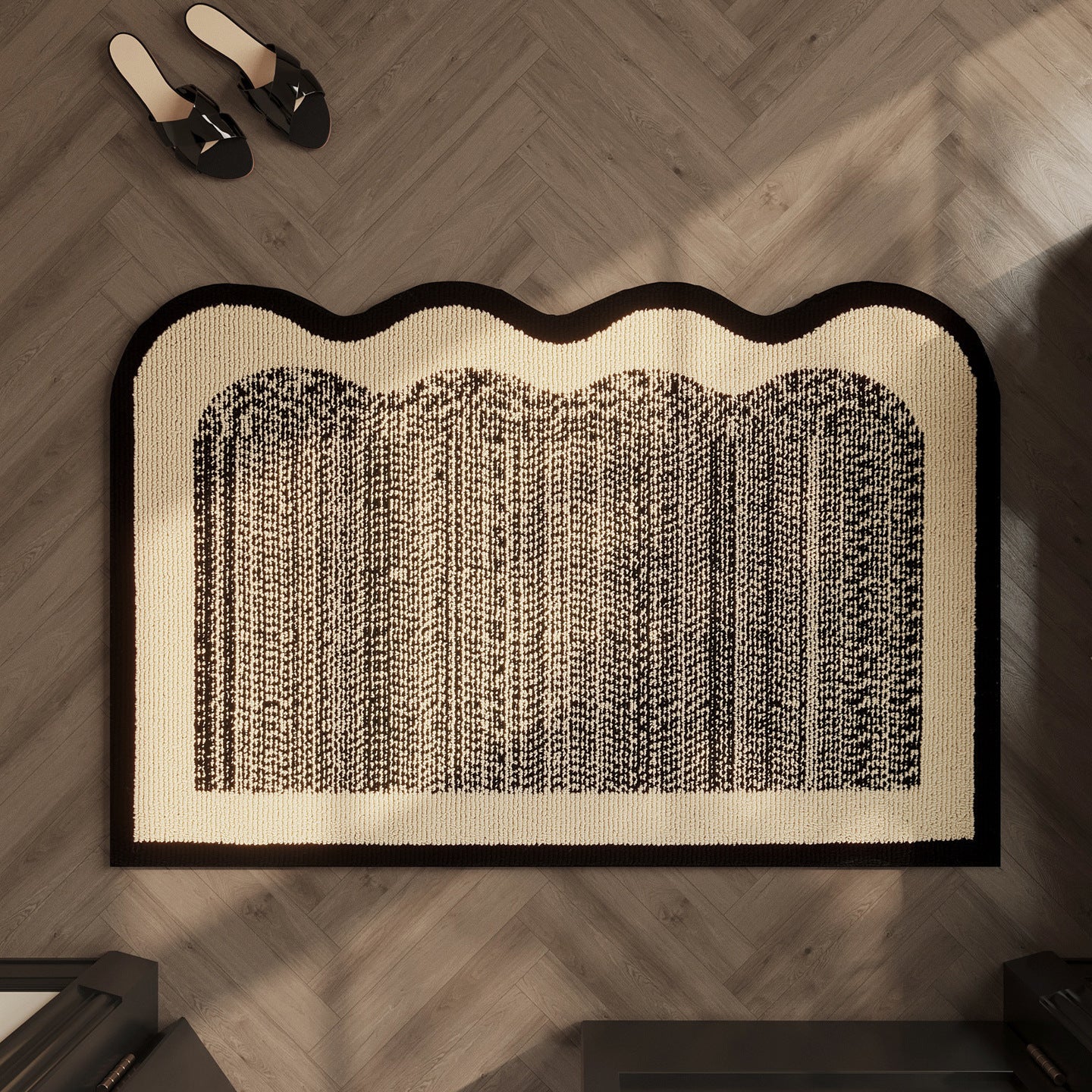 Tapis doux et résistant aux taches - tapis absorbant - tapis de salle de bain - paillasson d'entrée - tapis antidérapant - (50*80cm) - 2