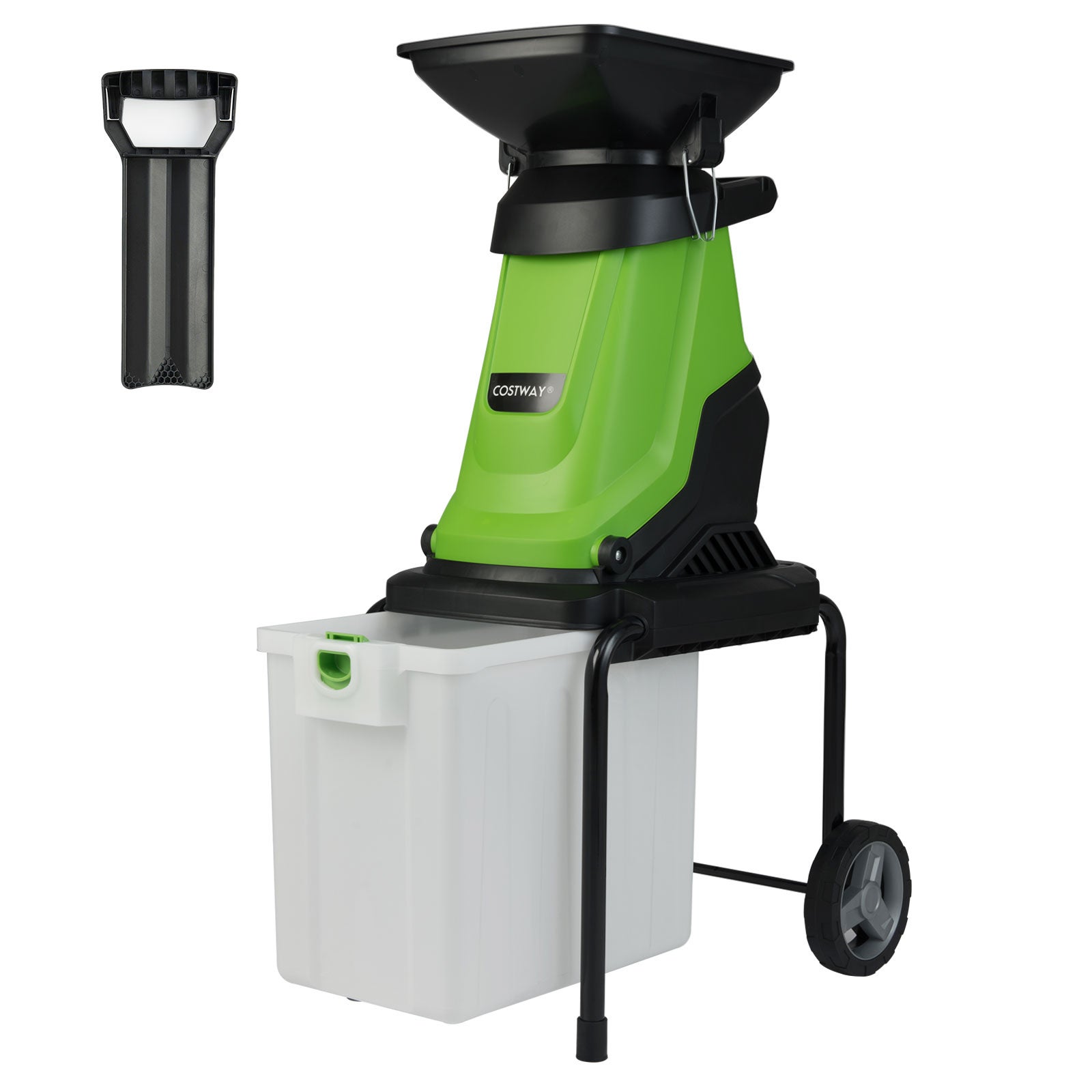 3000W Broyeur Végétaux Électrique avec Bac de Ramassage 50 L, Dia. de — free download