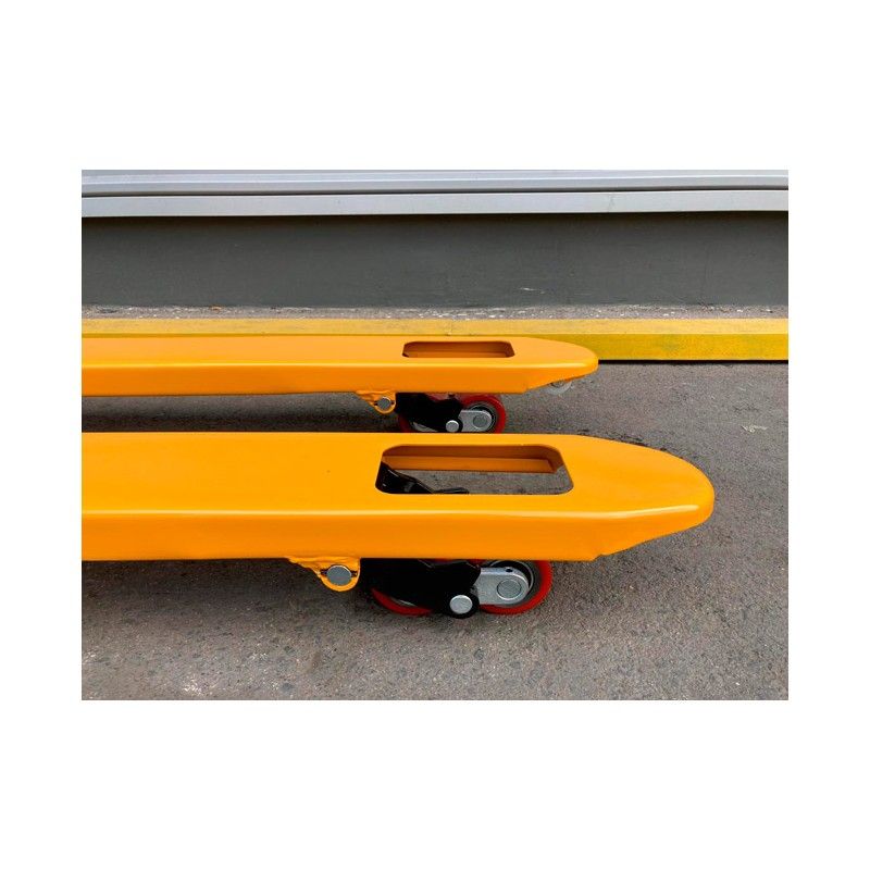 Porta-paletes manual TYMBIA 2500kg, 1150x540mm, rodas em poliuretano - 9