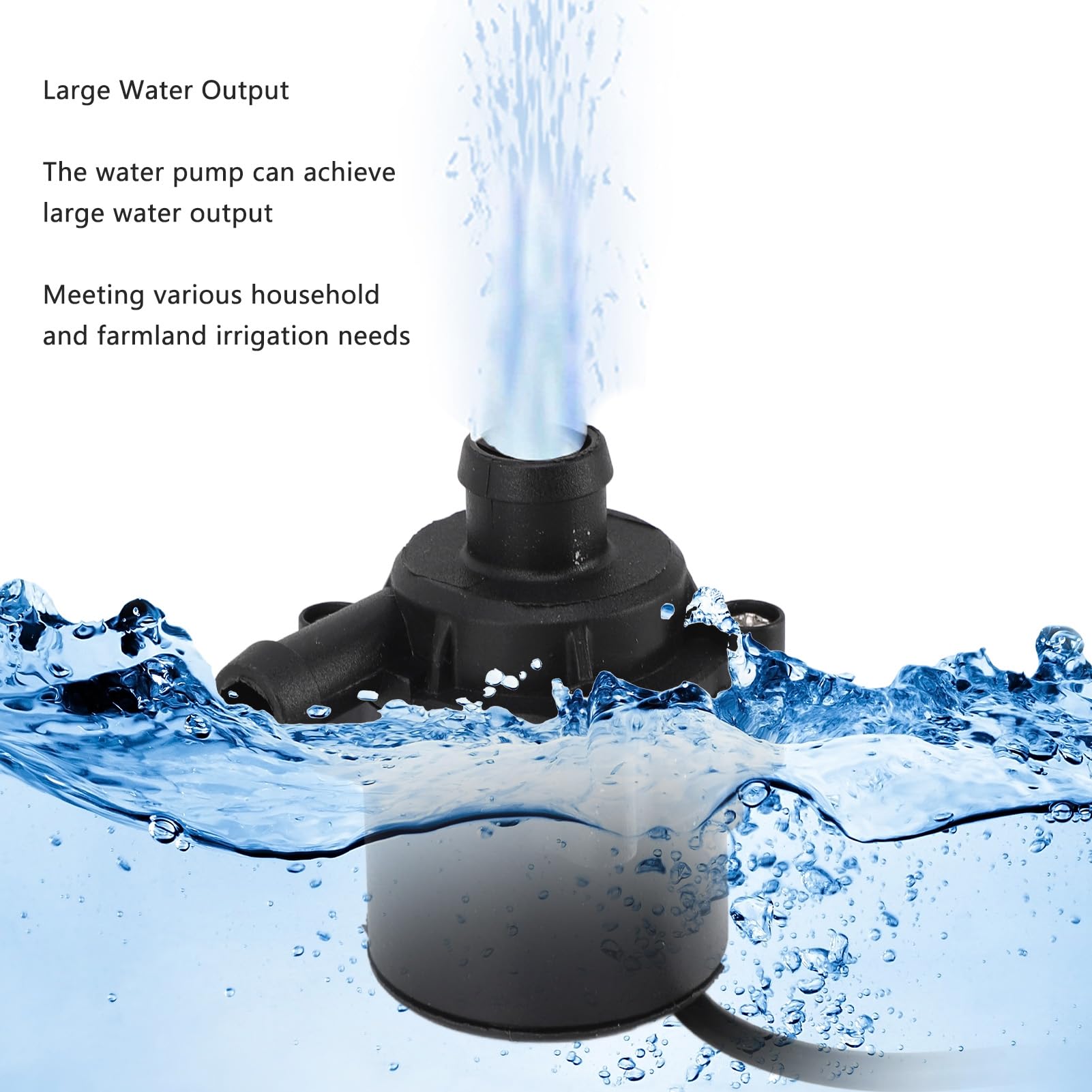 GuKKK Kit Di Pompa Ad Aria Ad Energia Solare, Pompa Di Ossigeno Solare - Foto 8