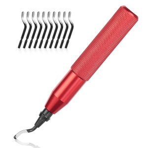 Outil D'ébavurage Manuel Skythrive – 1 Manche Métal + 11 Lames Rotatives 360° Pour Plastique, Métal, Impression 3D