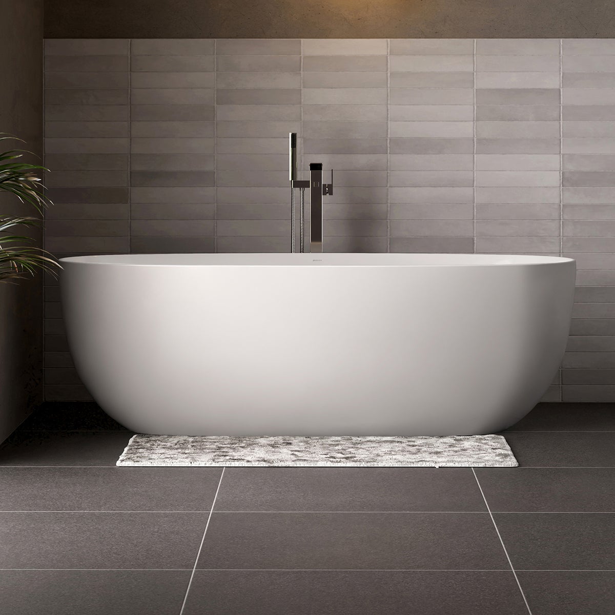 Bernstein Wanna wolnostojąca BELAQUA akryl biały mat 170x80x58