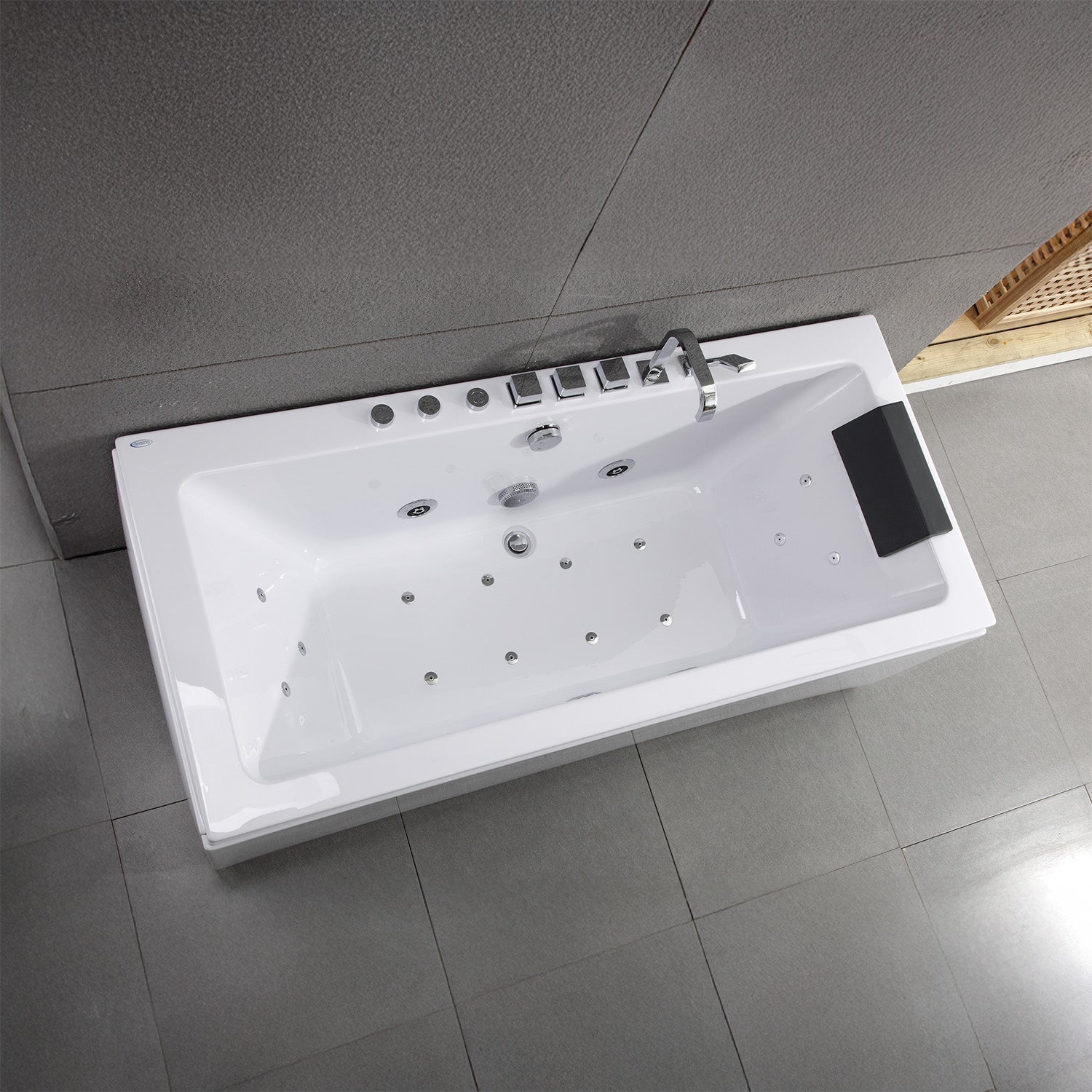 Baignoire Balnéo Sikinos Jets 170 x78 x60 cm, by SPALINA - 7