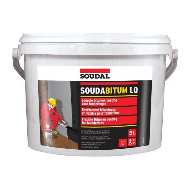 Soudabitum LQ - Coating d'imperméabilisation - Soudal - 10 L
