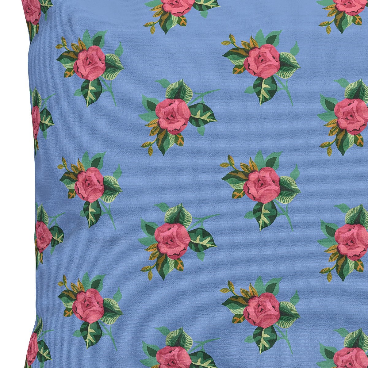 Housse de coussin extérieur 45x45 cm, ROSALIE Bleu - 3