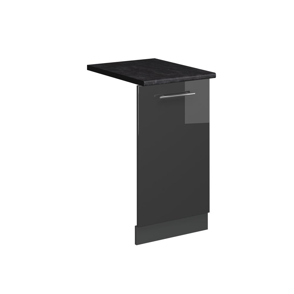 Vicco Panel przedni zmywarki Fame-Line, Antracyt wysoki połysk, 45 cm , BP Antracyt
