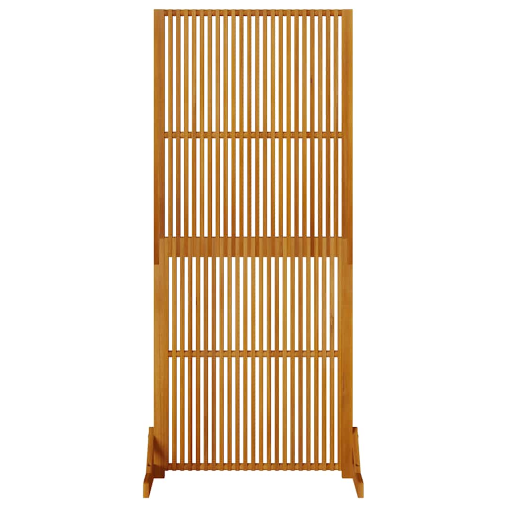 Paravent d'intérieur/extérieur en bois d'acacia massif, 180,5 cm - 4