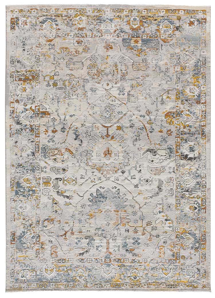Tapis intérieur multicolore rectangulaire l.115 x L.170 cm SPRINGS vintage - ATTICGO - 2