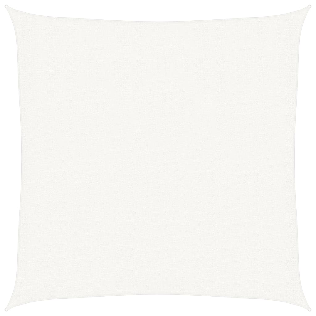 Voile de parasol PEHD Carré 3,6 x 3,6 m Blanc - 2