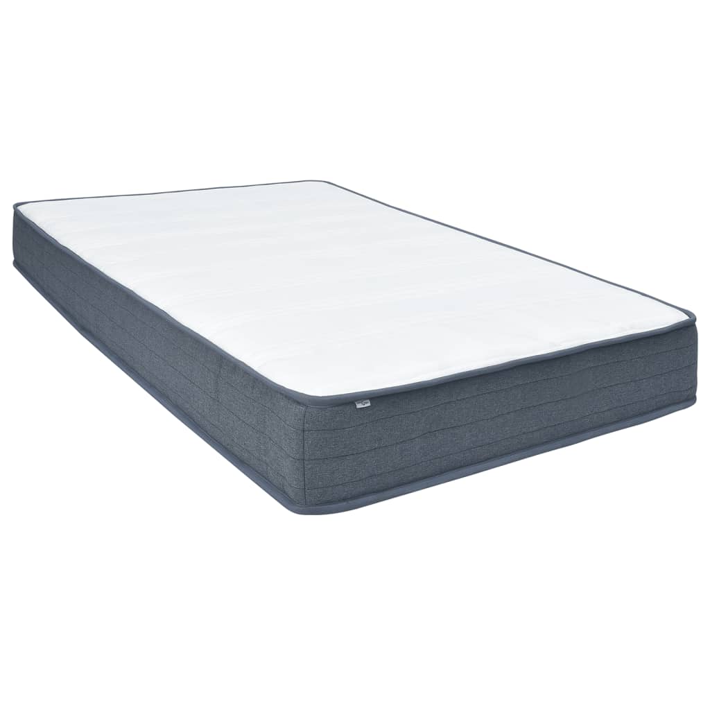 Materac do łóżka kontynentalnego, tkanina, 190x140x20 cm, średnio miękki vidaXL