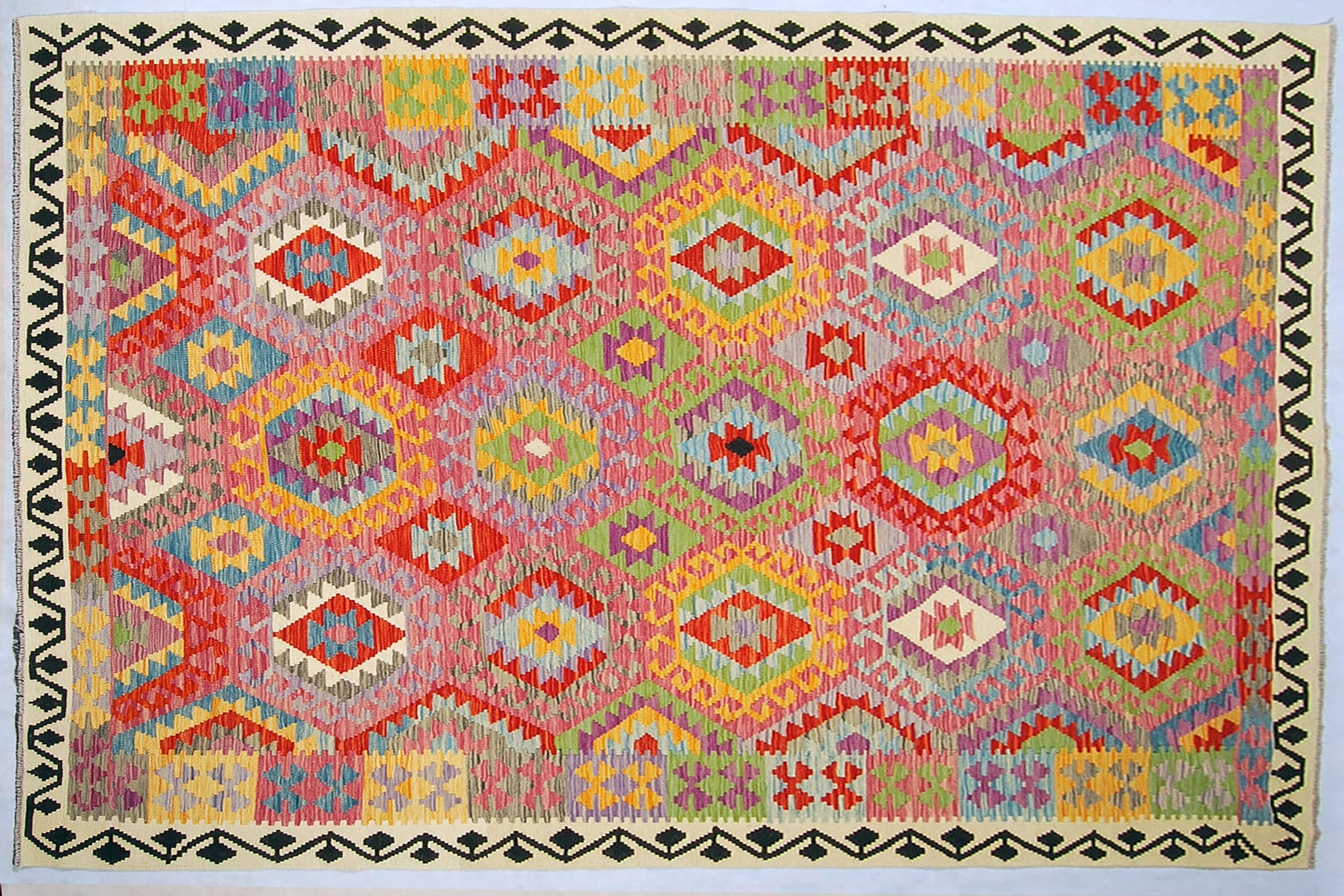 Oryginalny ręcznie robiony dywan, wymiary: 296x202, z certyfikatem autentyczności GalleriaFarah1970