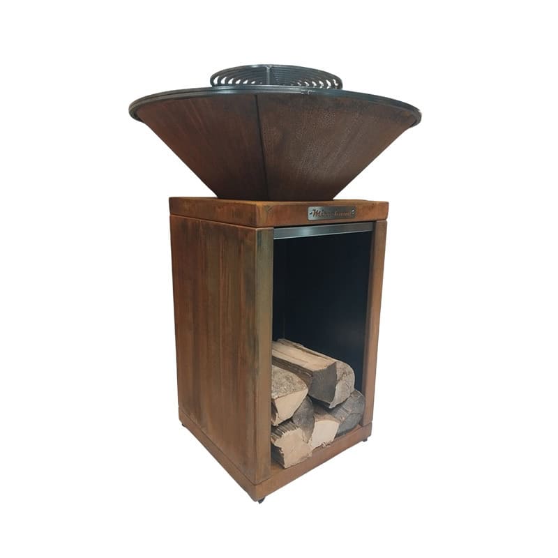 BRASERO COULEUR CORTEN diamètre 75cm - 5