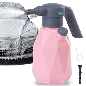 Mobiclinic®, Spruzzatore Elettrico, 3M, 4 Ugelli, 2 Impostazioni di Potenza, Autonomia 2 a 3 Ore, Tubo Estensibile 60-85 cm, USB, Impugnatura Ergonomica, Irrigazione e Pulizia, Profumig