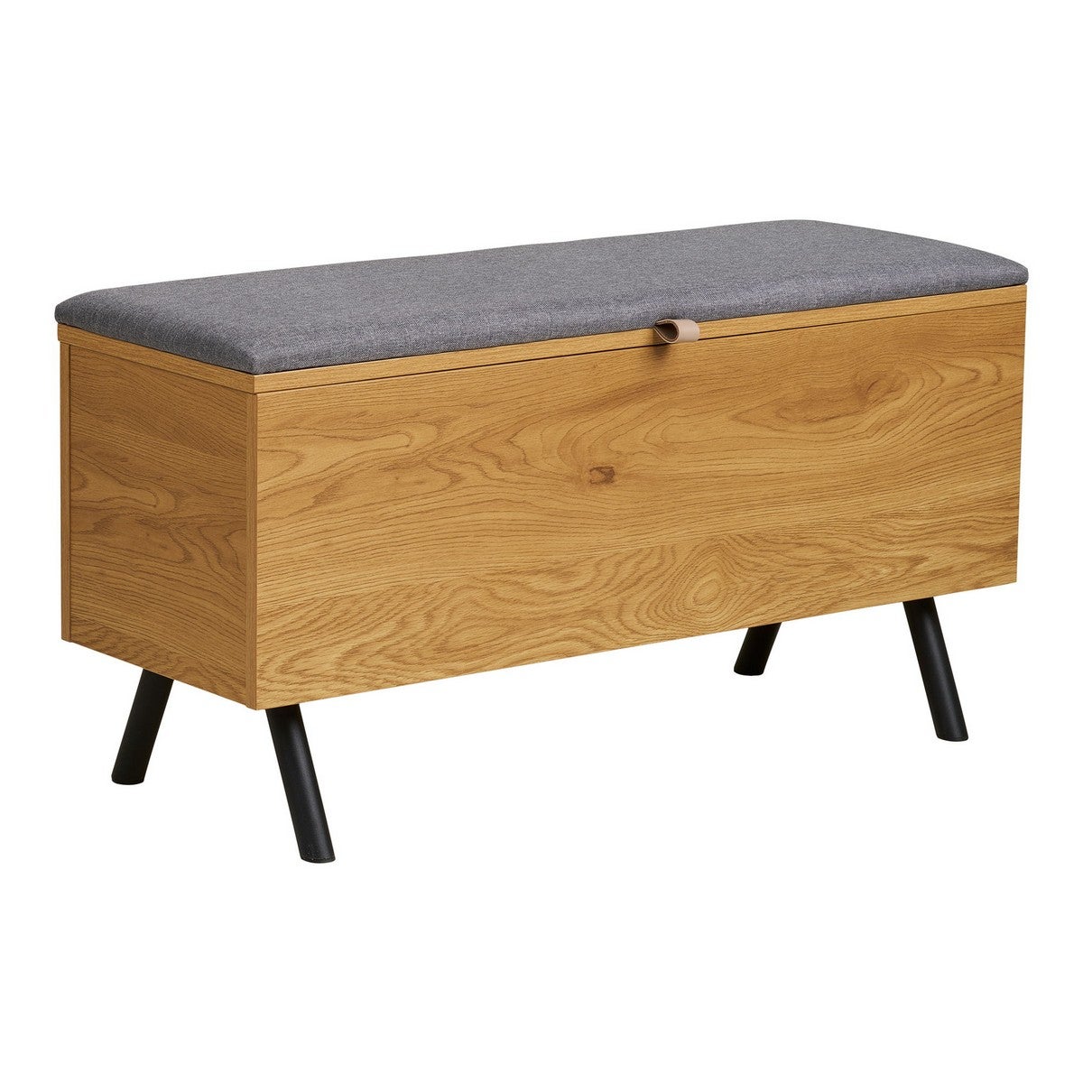 Banc avec Rangement Barco, Panneau d'Aggloméré Mélaminé, Marron, Seven ...