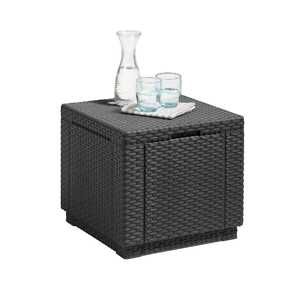Table d'appoint Allibert by KETER Noir polypropylène (42 x 42 x 39 cm) - 3