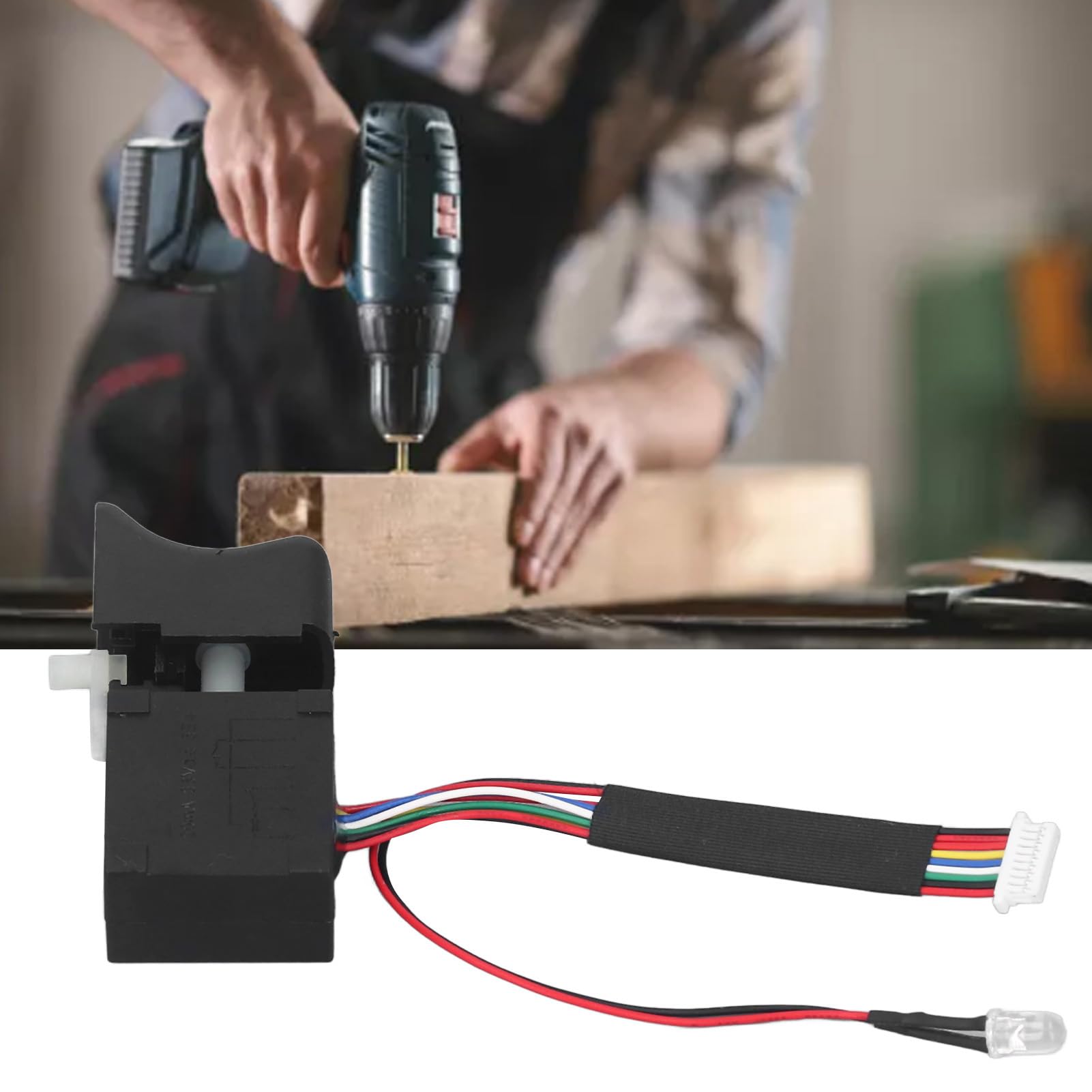 Interruttore Di Controllo Del Trapano Elettrico 2X DC 7,2 V - 24 - Foto 7