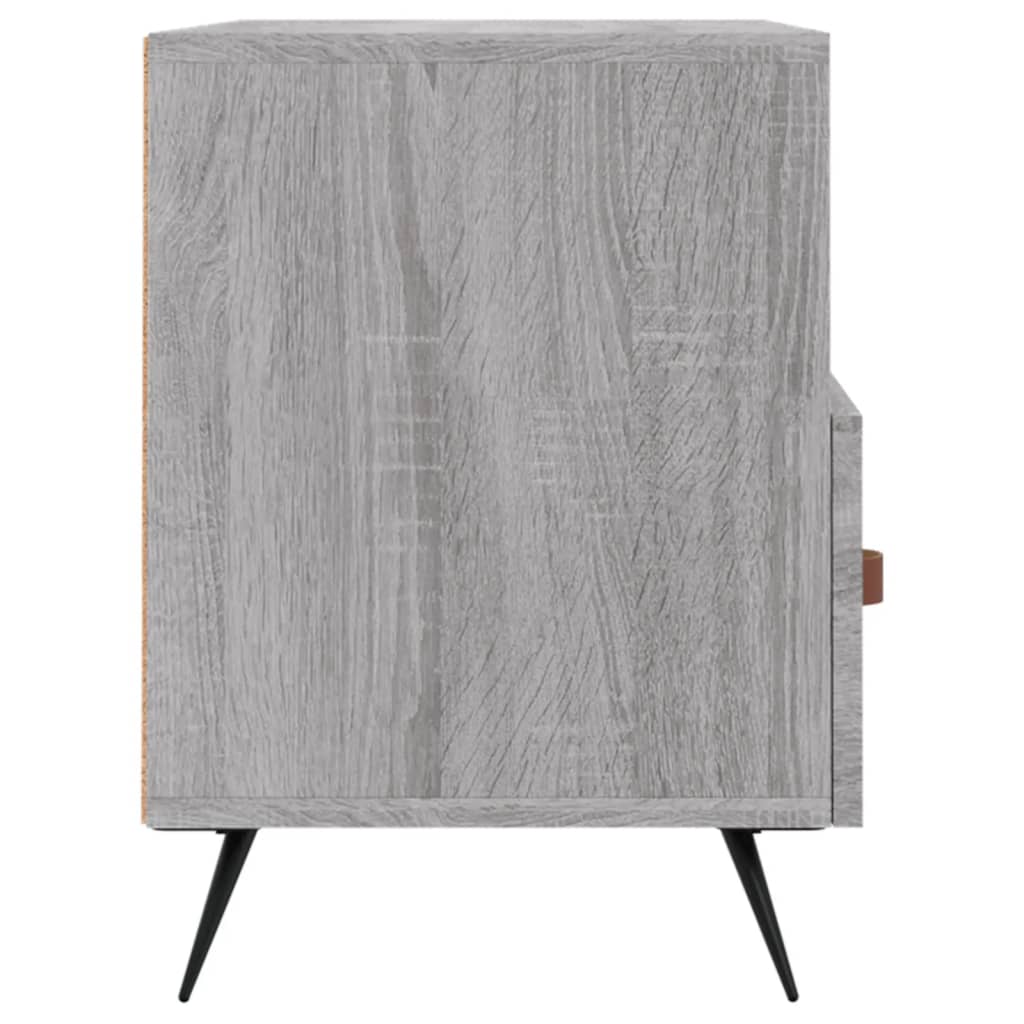 Meuble TV Sonoma gris 80x36x50 cm Bois d'ingénierie - 7