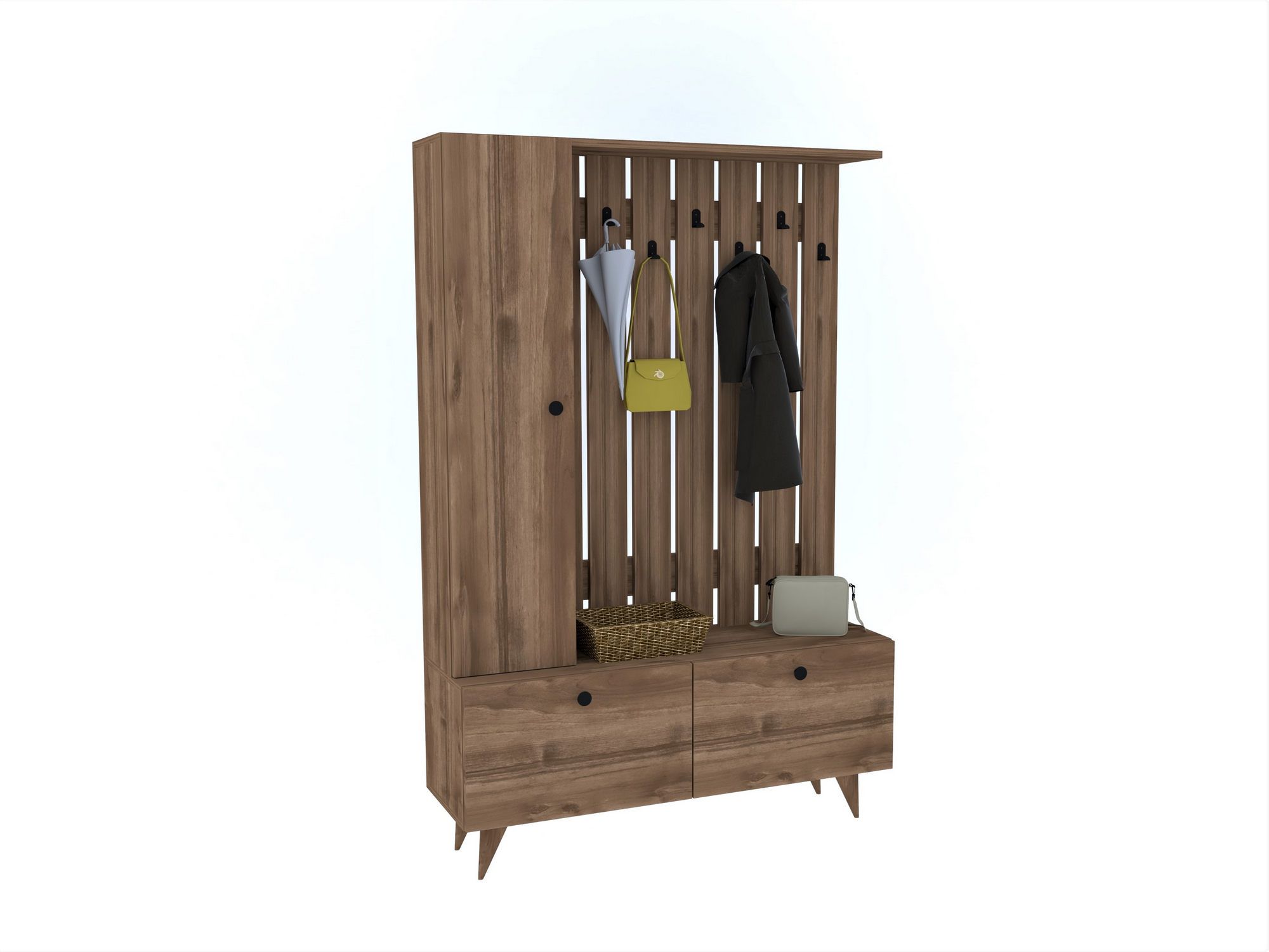 Menzzo  Recibidor Lala Nogal , Leroy Merlin