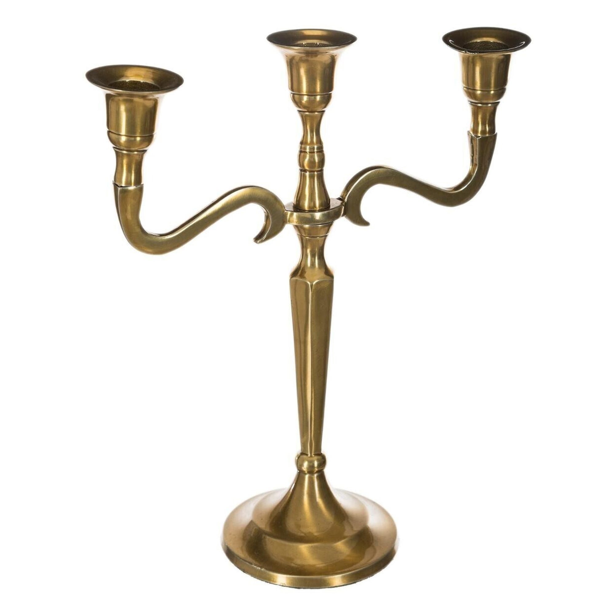 Candelabro piccolo Morgana in metallo dorato | Kave Home Candelabro piccolo Morgana in metallo dorato | Kave Home