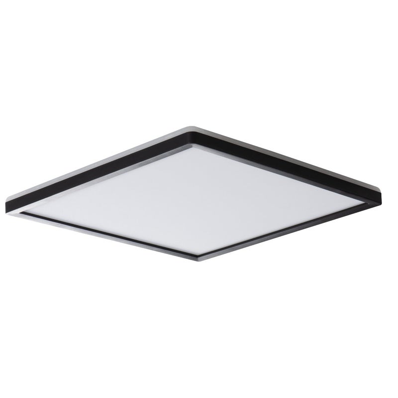 Plafon kwadratowy LED AZPO 22W 3000/4000/6000K 2550lm tworzywo sztuczne czarno-biały wym:2,9x42x42cm IP54 Miledo