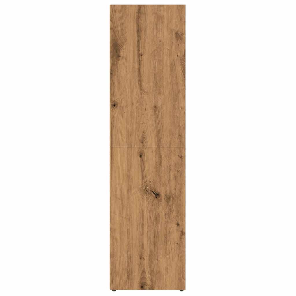 Bibliothèque pour Séjour en Bois Marron H. 114 x l. 36 x P. 30 cm - 6