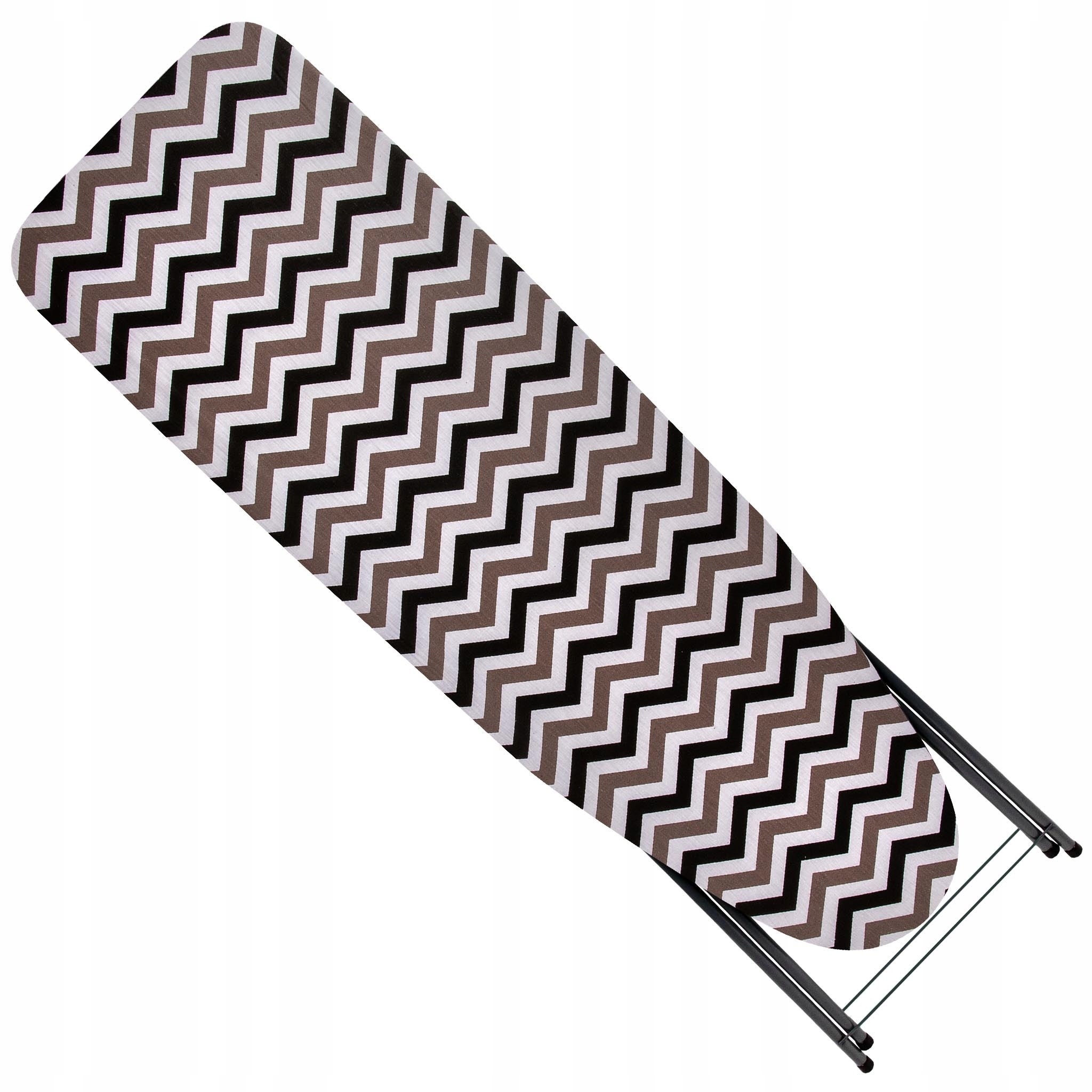 Deska do prasowania regulowana z pokrowcem brązowa 104x30 cm standardowa KOTARBAU