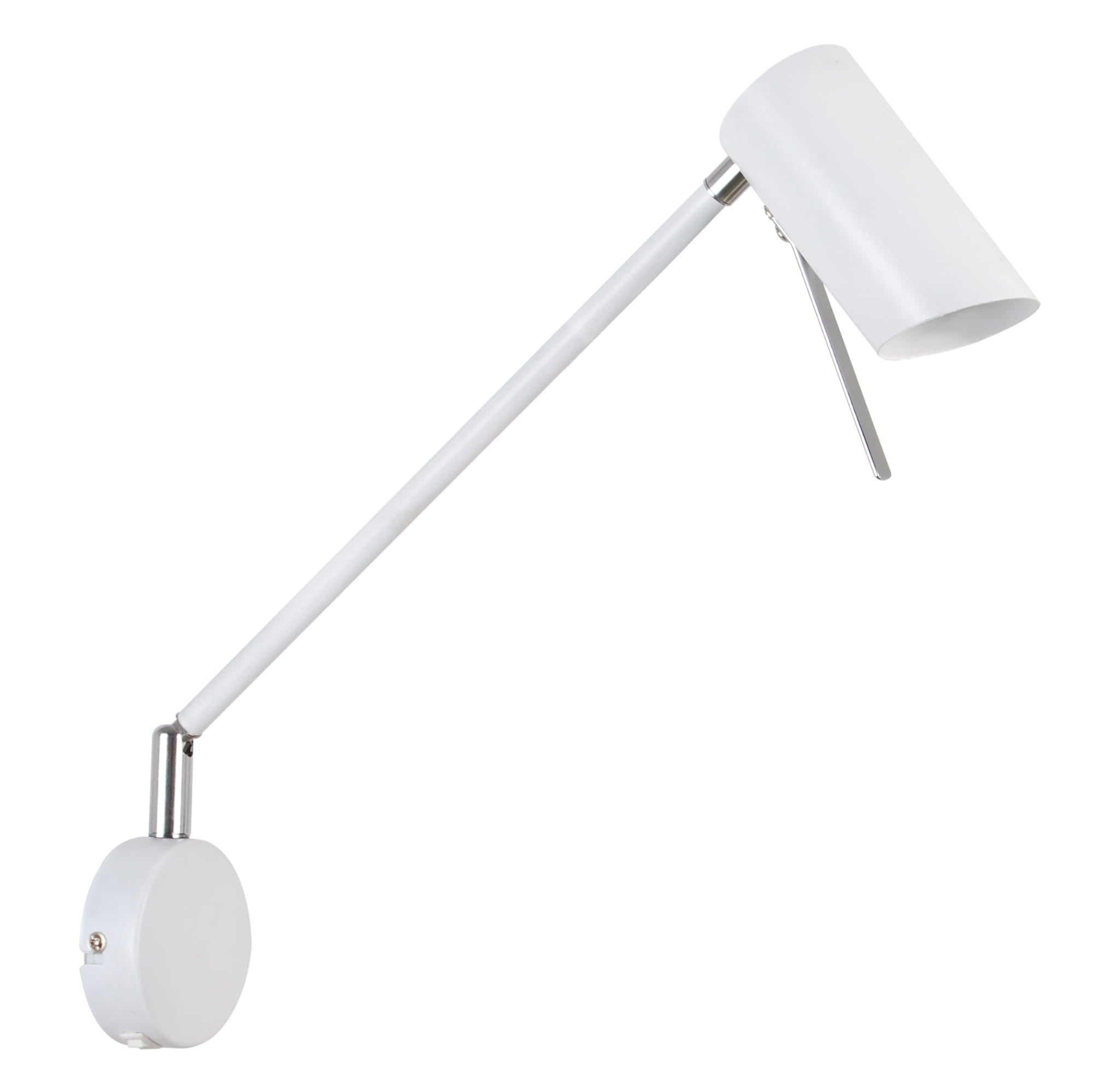 Kinkiet ścienny Milly biały chromowany 4xGU10x40W ruchomy z włącznikiem wym: 32,5 x 40 x 8 cm metal IP20 Candellux