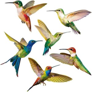 24 Pièces Autocollants Fenêtre Papillon Anti-Collision Oiseaux - Translucides Décoratifs