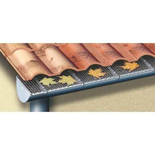 A/A Protection pour gouttière avec 10 Clips Fixation, Protection Contre Feuilles, pour chéneaux