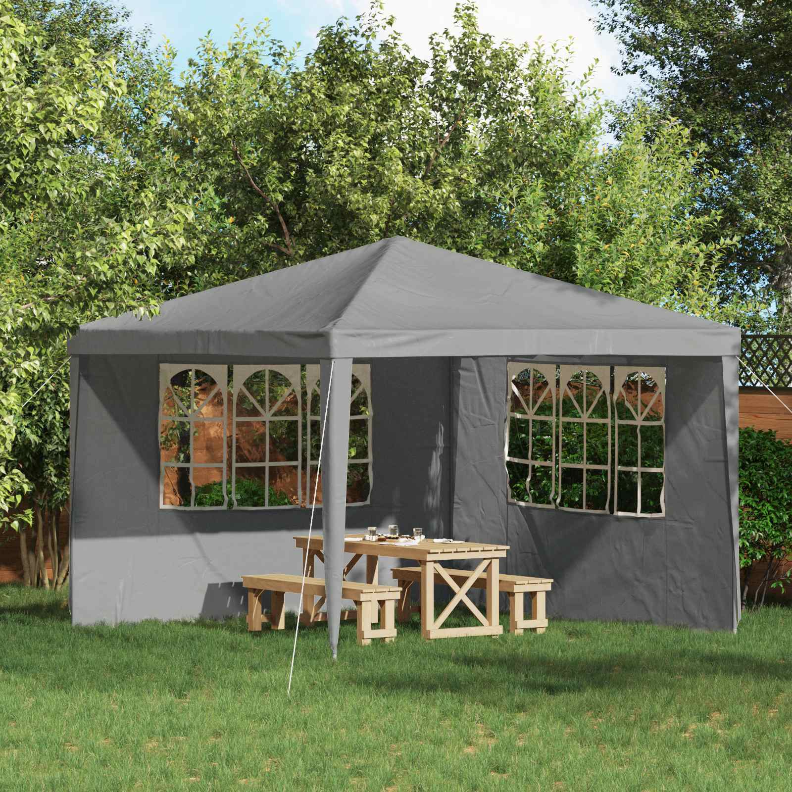 Panel lateral de tienda para fiestas 2 pcs 300 x 195 cm | Leroy Merlin
