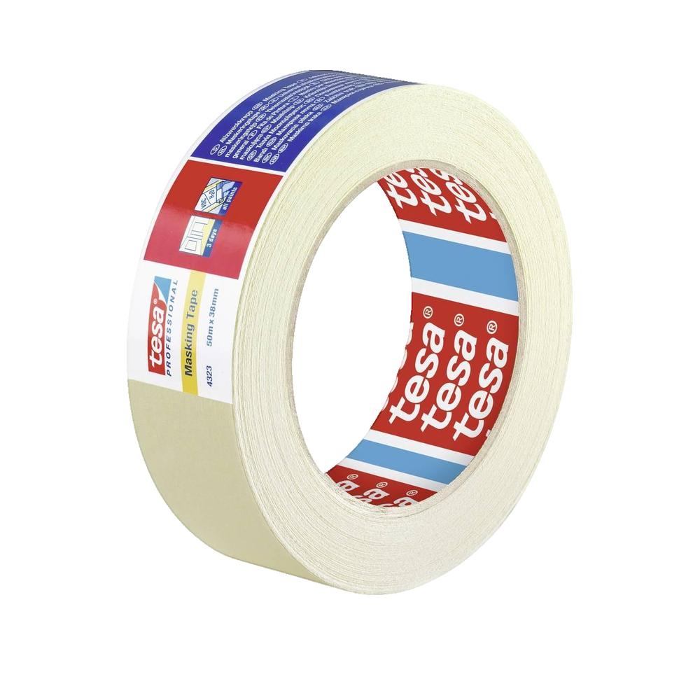 Taśma klejąca Tesa Beżowa 50m x 38mm do maskowania i malowania