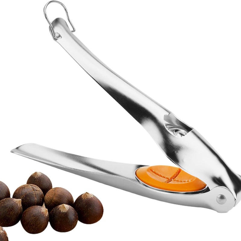 Otwieracz do kasztanów – narzędzie do łuskania ze stali nierdzewnej – dziadek do orzechów z otwieraczem do butelek – do suszonych owoców w kuchni domo