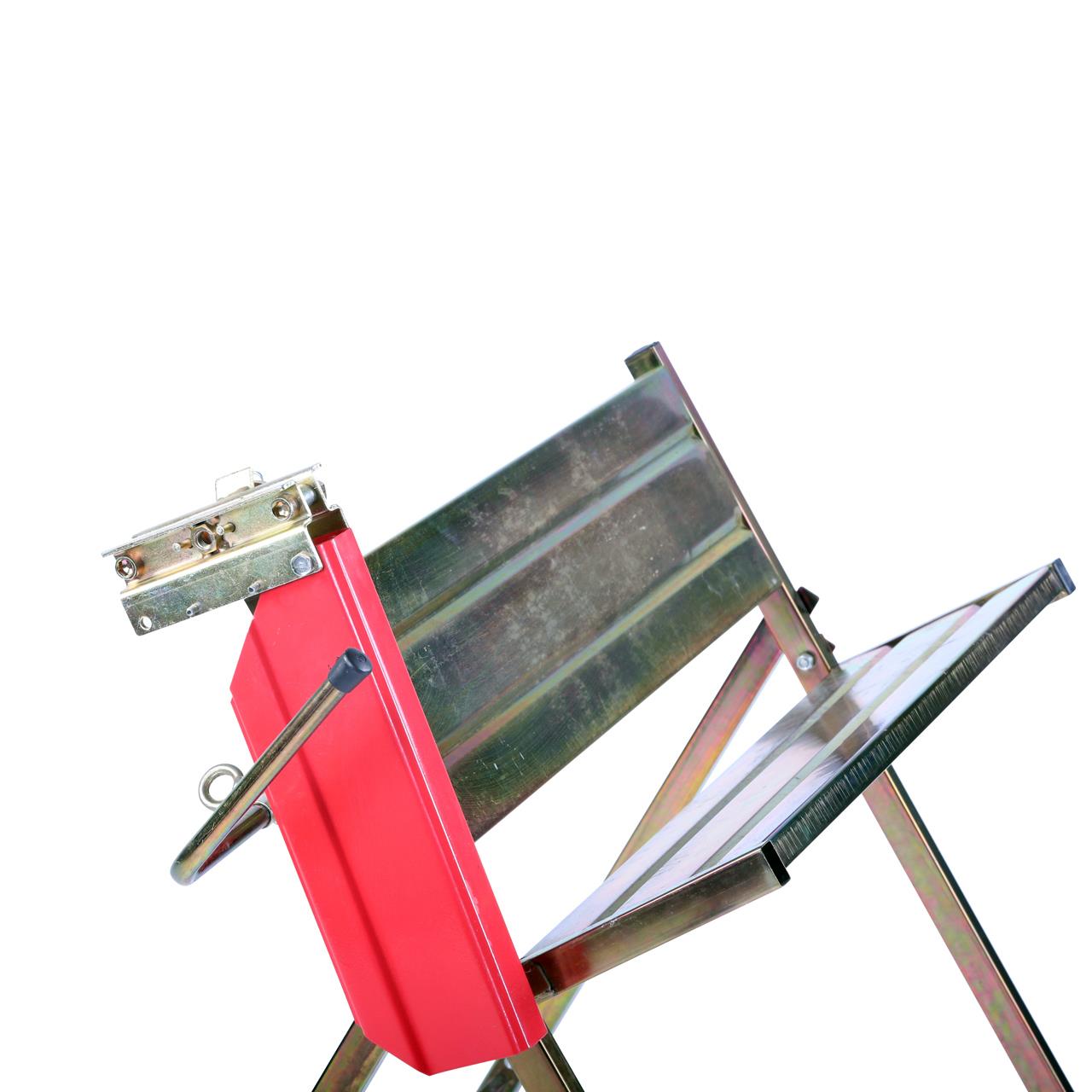 Chevalet de sciage tronçonneuse - FX-SH1.0 FUXTEC - acier galvanisé, avec porte-scie, pour couper le bois - 6