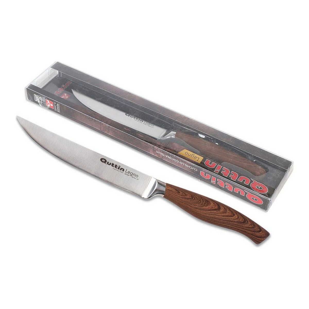 QUTTIN Set Di Coltelli Da Carne Madrid, 21 Cm, Lama In Acciaio, Manico Ergonomico, Per Cucina Professionale E Domestica - 4