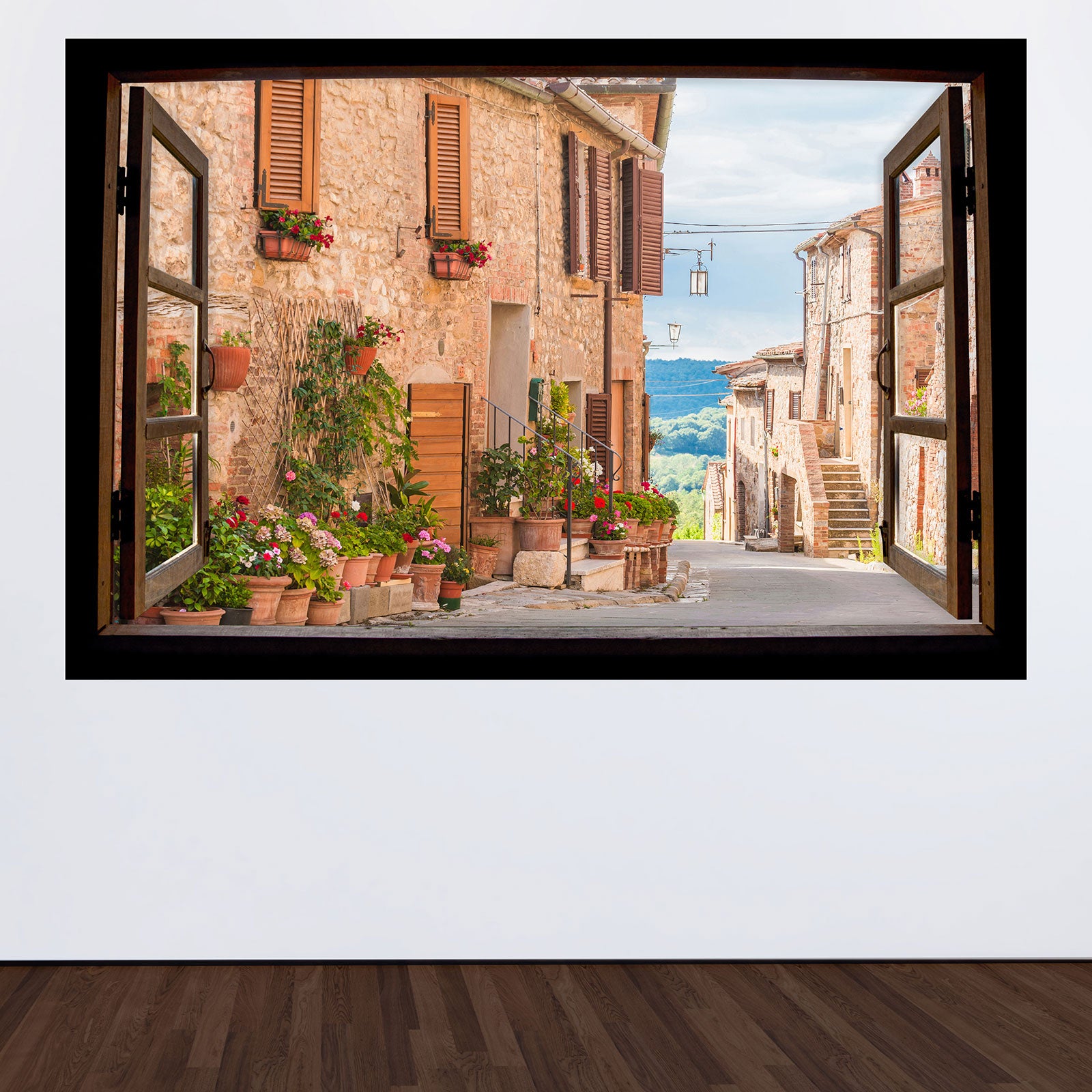 Trompe L Oeil Fenetre Campagne