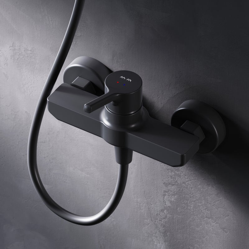 Mechaniczna bateria prysznicowa Bateria prysznicowa czarny matowy, X-Joy S FXB20022 AM.PM