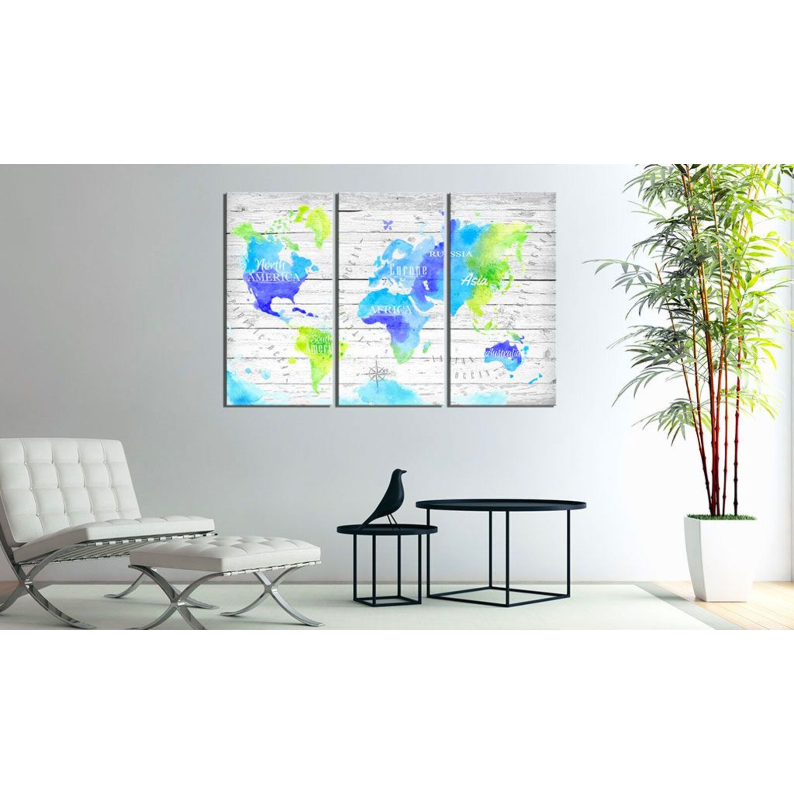 Tableau voyages colorés - 120 x 80 cm - 2