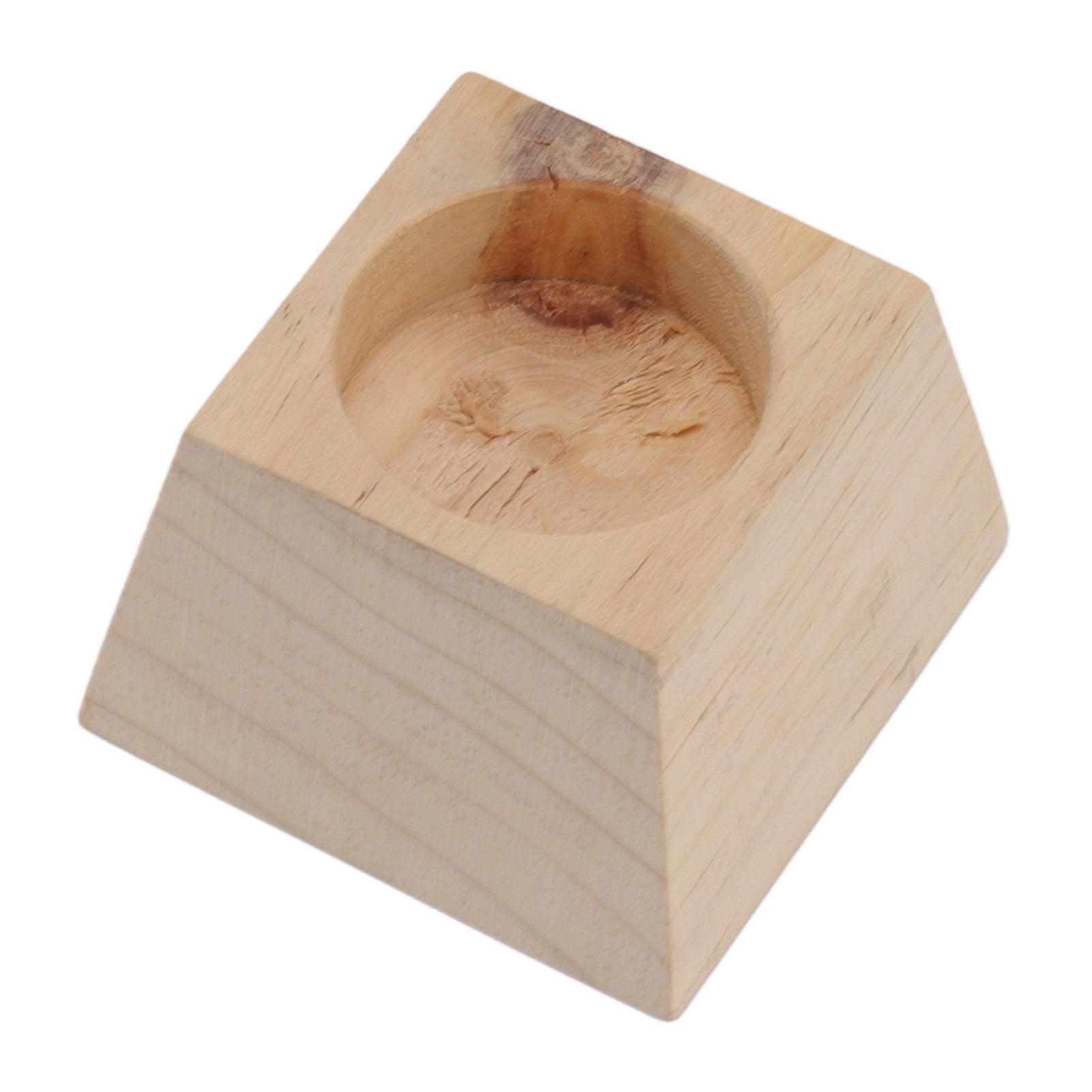 Bougeoir trapézoïdal en bois, décoration de table rétro pour Noël et ...