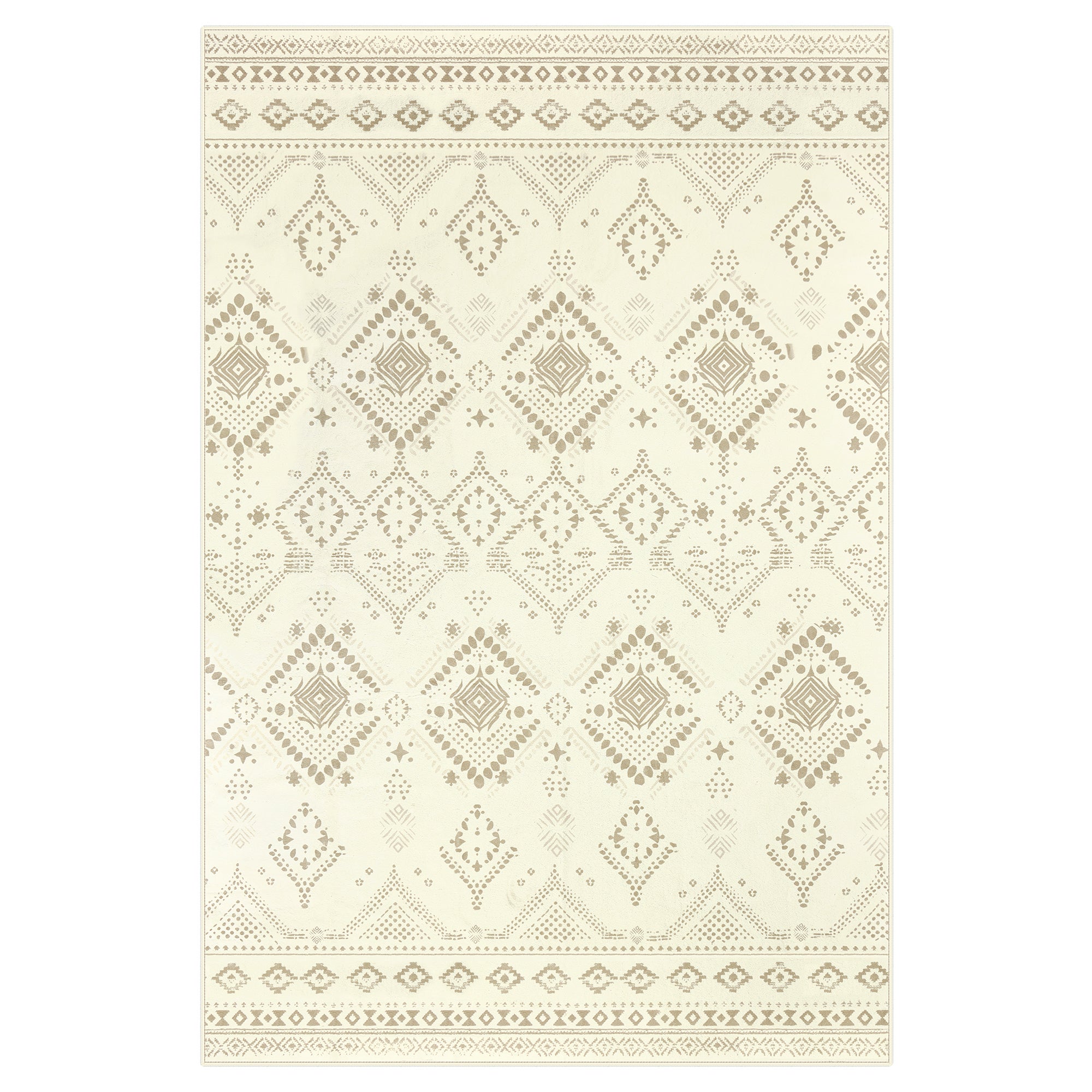 Alfombra 160 x 230 cm, antideslizante, lavable a máquina, para salón y dormitorio, estilo moderno, beige