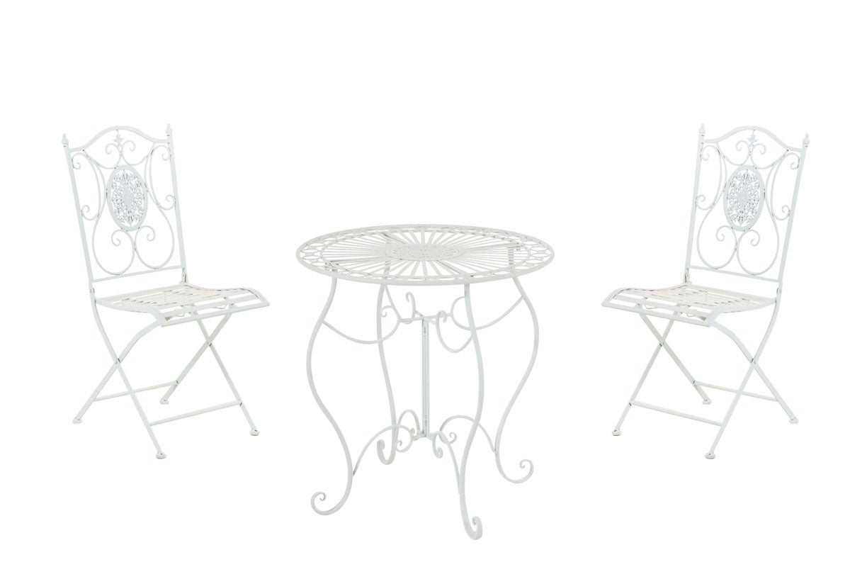 Ensemble de jardin Aldeano en fer Blanc | Leroy Merlin