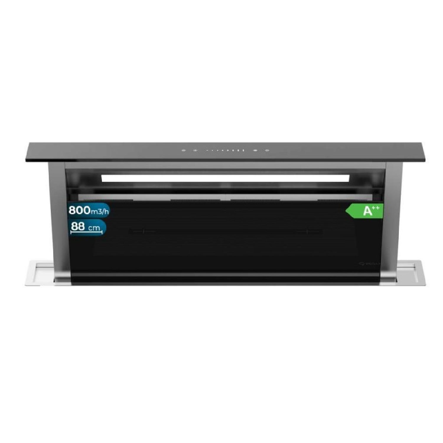 Cecotec Campana De Encimera Bolero Flux Et908000 Glass Black 90Cm Cristal Y Acero A++ 02926 Negro , Leroy Merlin