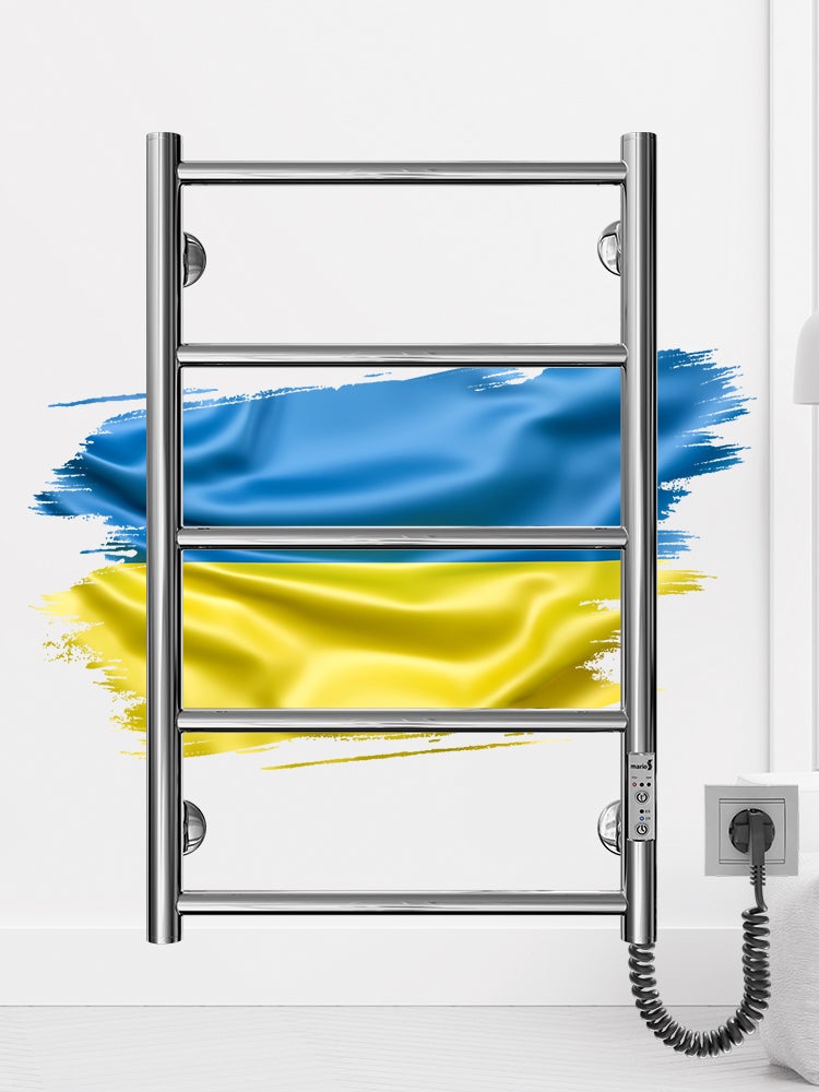 Radiador toallero eléctrico mario modelo classic f hp-i toallero eléctrico bajo consumo de acero inoxidable 80x33x75 cm 65w