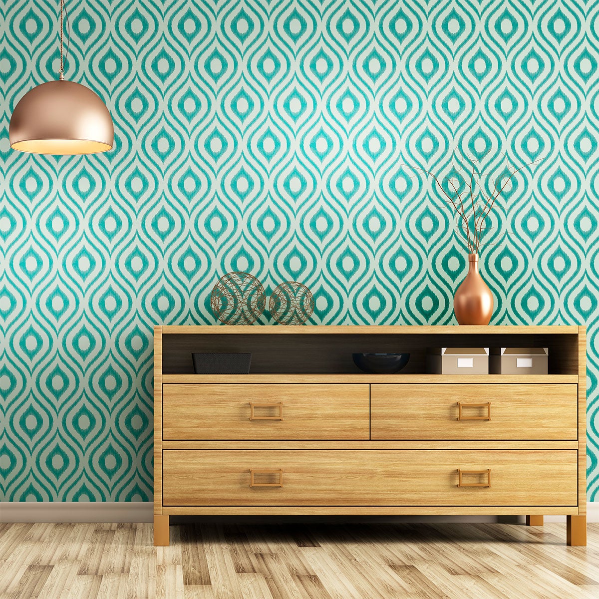 Vinilo papel pintado escandinavo sonja - adhesivo de pared - revestimiento sticker mural decorativo - 50x50cm
