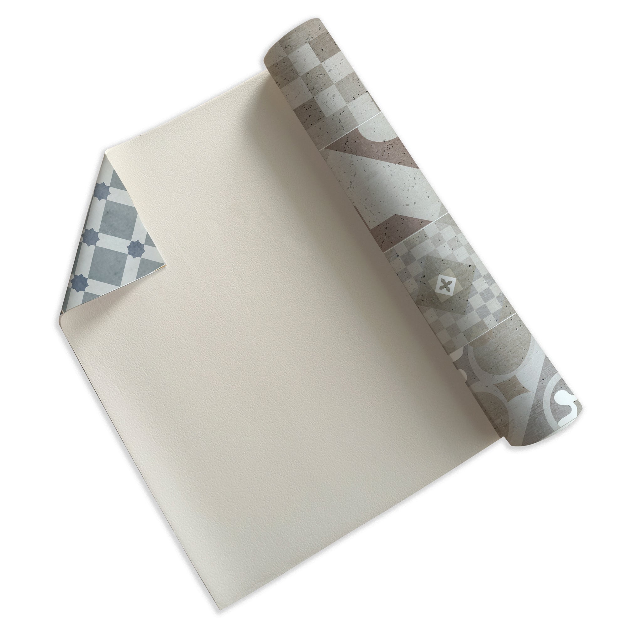 Tapis antidérapant en vinyle Zorana 66x150 cm - PVC imprimé, lavable, ignifuge, pour le salon et la cuisine - 5