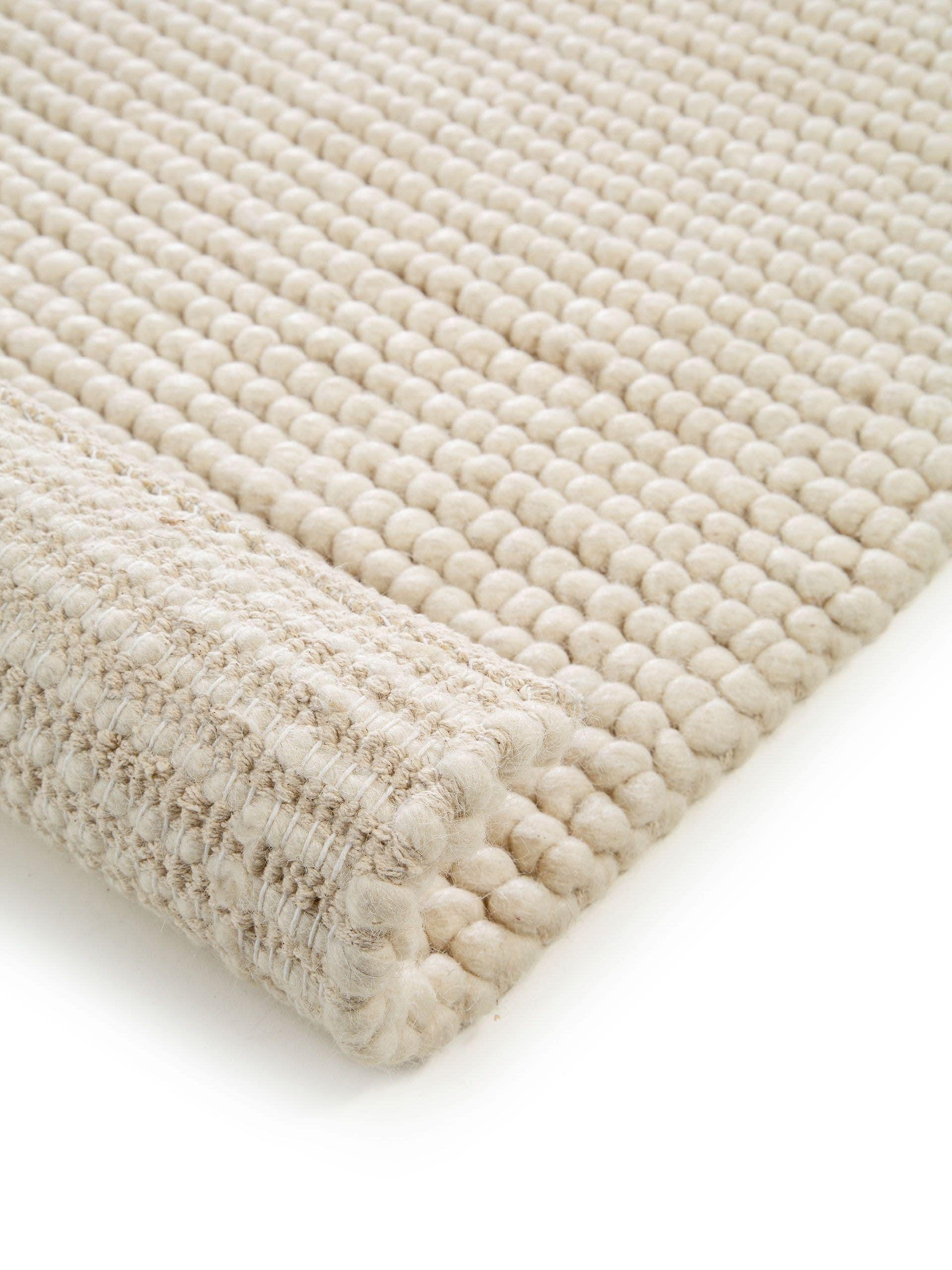 BENUTA - Tapis de laine Beads crème 200x300 cm - 4